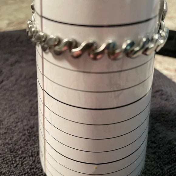 Vintage Navajo Turquoise & Coral Nugget Watchband Featuring New Watch - Picture 7 of 10